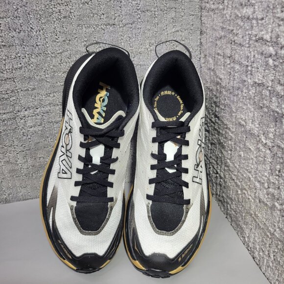 Hoka Mafate 5 1168723 Womens Size US 8.5B Black Gold Lace-Up Trail Running Shoes - Picture 7 of 12